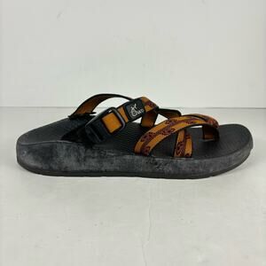 Chaco Black and Orange Sandals